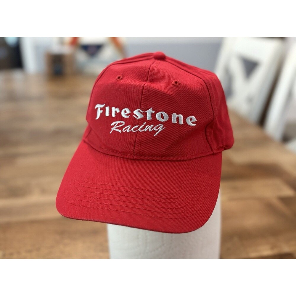 Firestone Racing Hat Red Color Adjustable OSFM Ships Free Cars Track